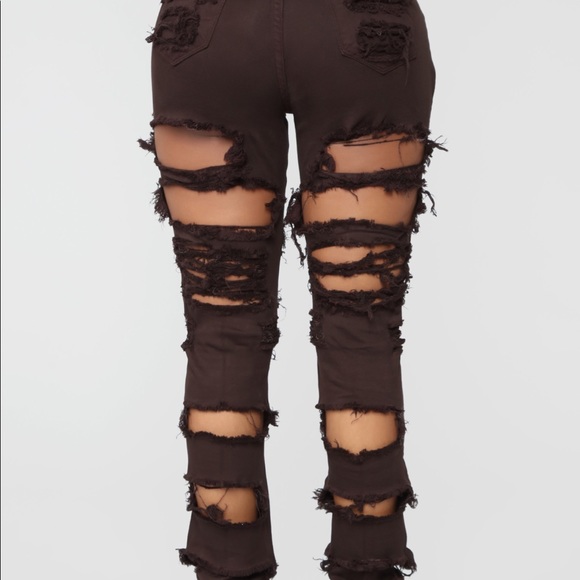 High waist Super ripped jeans - Picture 4 of 4